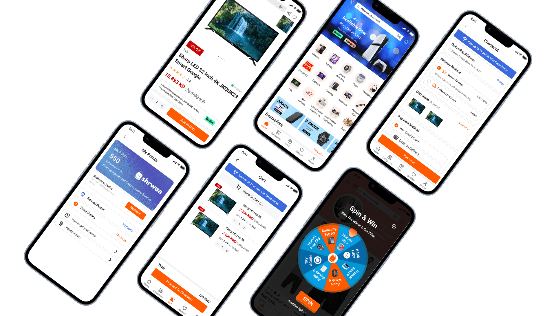 Portfolio screenshots